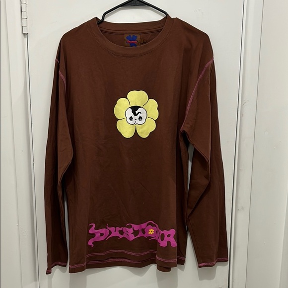 Heaven by Marc Jacob’s Long Sleeve Shirt with Yellow Flower Design - Picture 1 of 3